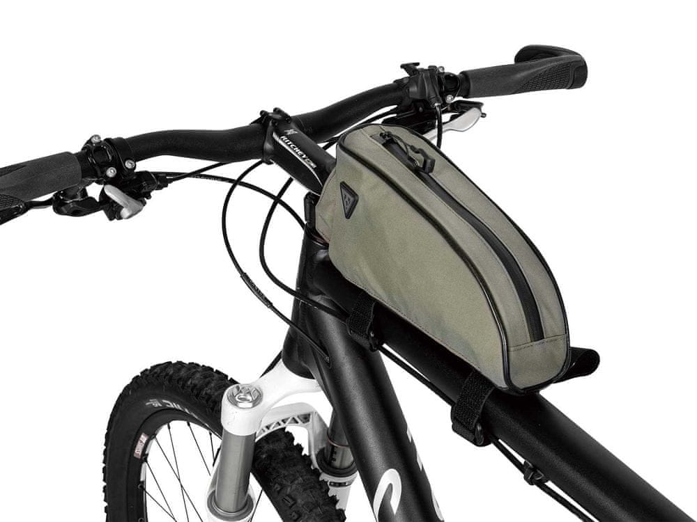 TOPEAK bikepacking Toploader, brašna na rám zelená 0,75l